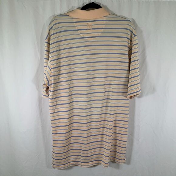 Tehama Polo Shirt Men's Large 1/4 Button Short Sleeve Pima Cotton - Picture 7 of 11